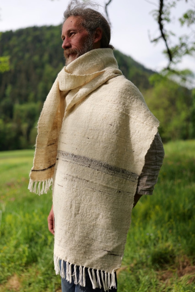 Étole pure laine