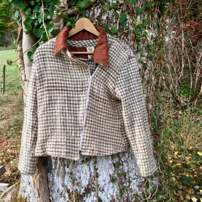 Veston pied de poule